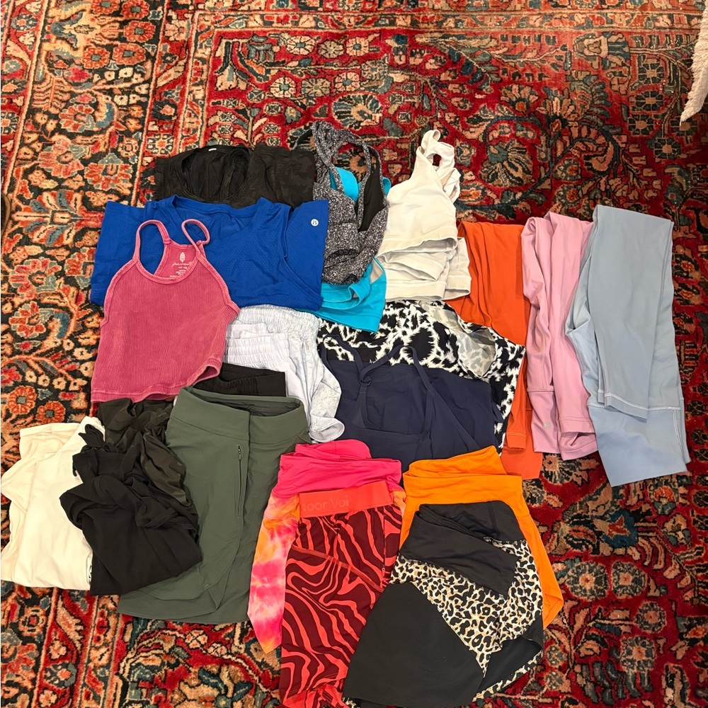 Colorful Activewear Bundle of 24 items